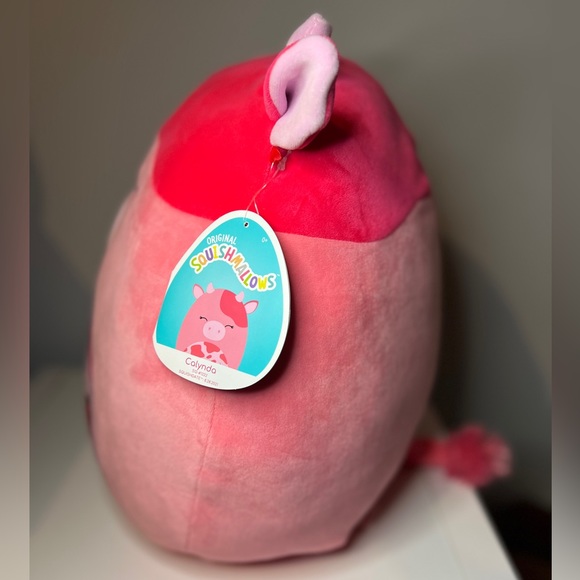 12” Calynda the Strawberry 🍓 Cow Squishmallow - Picture 3 of 10